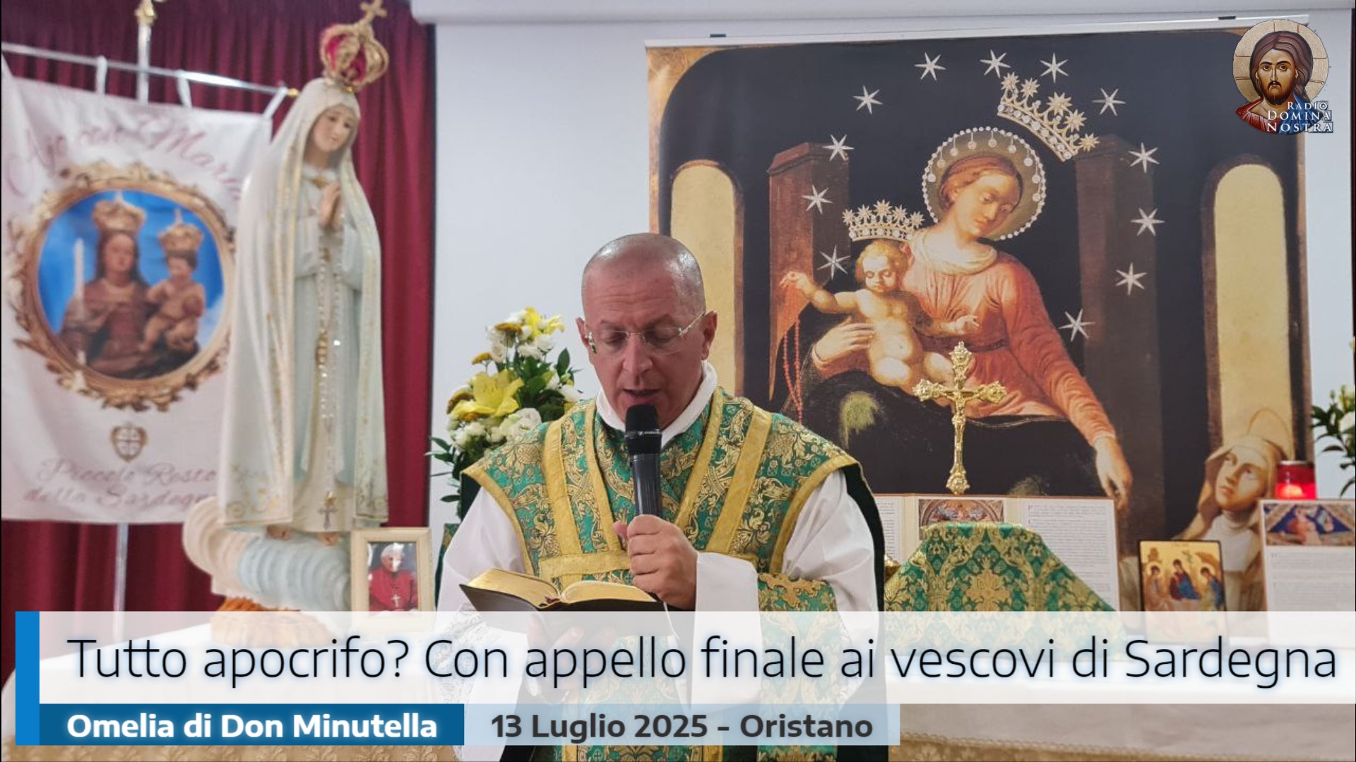 🎙️Omelia di Don Minutella – Tutto apocrifo? Con appello finale ai vescovi di Sardegna